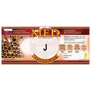 Samolepiace etikety klasické, 100 ks - vzor J