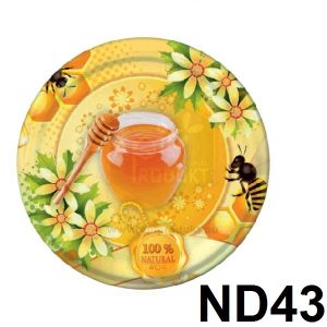Viečko plechové TWIST 82 - vzor ND43