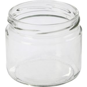 Pohár na med nízky 330ml, sklo - (Len osobný odber !)