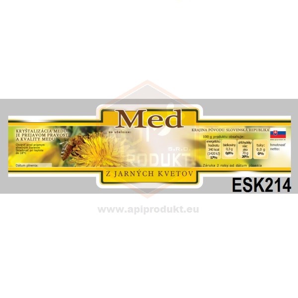 Samolepiace etikety ozdobné, 100 ks - vzor ESK214