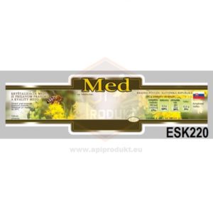 Samolepiace etikety ozdobné, 100 ks - vzor ESK220