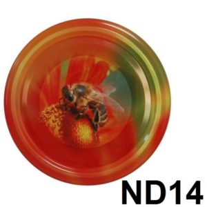 Viečko plechové TWIST 82 - vzor ND14