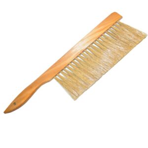 Metlička s prírodným vlasom Bee Brush (standart) - s rúčkou